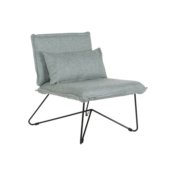 Кресло Home ESPRIT Чёрный Зеленый Металл 66 x 78 x 75 cm