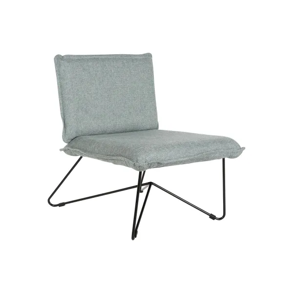 Кресло Home ESPRIT Чёрный Зеленый Металл 66 x 78 x 75 cm
