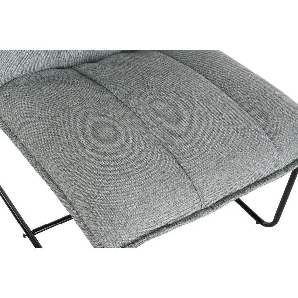 Nojatuoli Home ESPRIT Musta Vihreä Metalli 66 x 71 x 77 cm