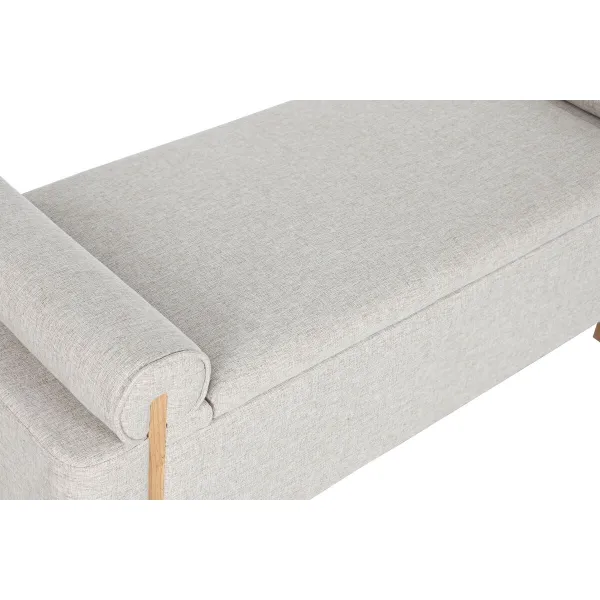 Taburetė Home ESPRIT Rusvai gelsva Auksinis Pušis 120 x 45 x 50 cm