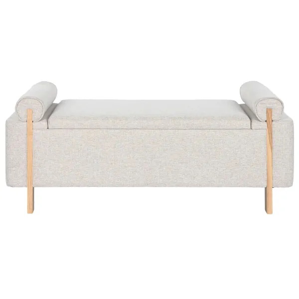 Банкетка Home ESPRIT Бежевый Позолоченный Сосна 120 x 45 x 50 cm