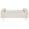 Банкетка Home ESPRIT Бежевый Позолоченный Сосна 120 x 45 x 50 cm