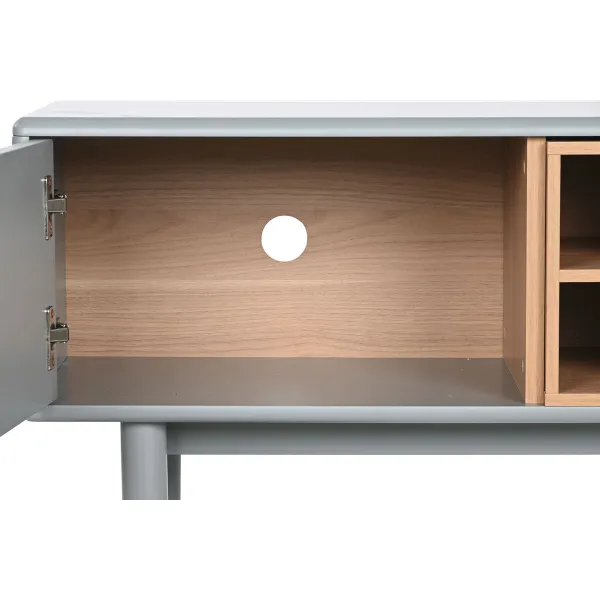 TV mēbeles Home ESPRIT Zils Pelēks polipropilēns Koks MDF 140 x 40 x 55 cm