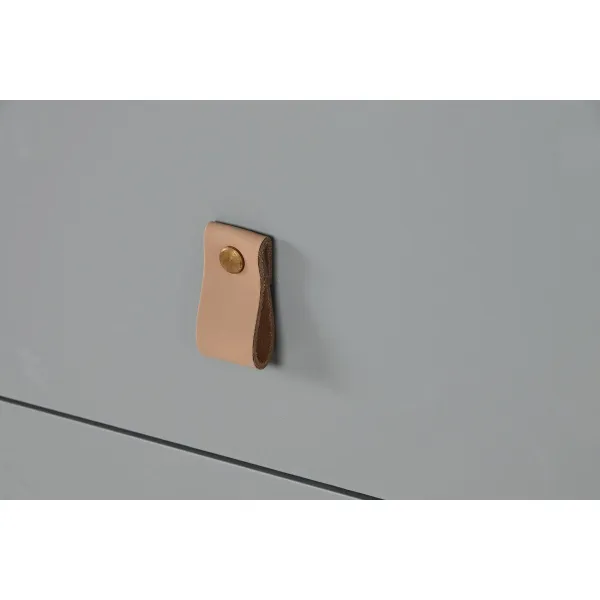 Komoda Home ESPRIT Mėlyna Pilka Natūralus polipropileno Medžio MDF 120 x 40 x 75 cm