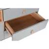 Komoda Home ESPRIT Mėlyna Pilka Natūralus polipropileno Medžio MDF 120 x 40 x 75 cm