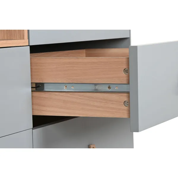 Komoda Home ESPRIT Mėlyna Pilka Natūralus polipropileno Medžio MDF 120 x 40 x 75 cm