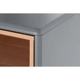 Lipasto Home ESPRIT Sininen Harmaa polypropeeni Puu MDF 80 x 40 x 117 cm