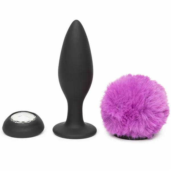 Anal plug Happy Rabbit Black Purple