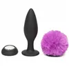 Anal plug Happy Rabbit Black Purple