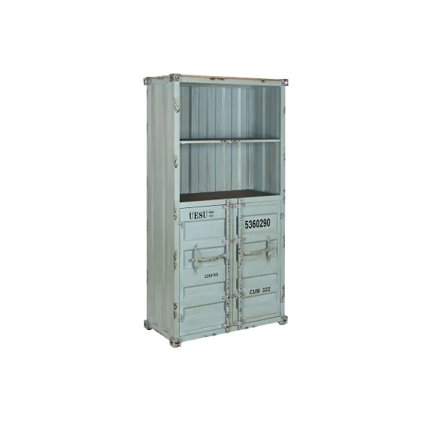 Lentyna Home ESPRIT Turkis Dangaus mėlynumo Metalinis Medžio MDF 87 x 44 x 168,5 cm