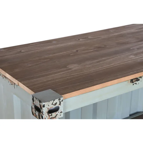 Plaukti Home ESPRIT Tirkīzs Debesu zils Metāls Koks MDF 87 x 44 x 168,5 cm