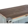 Plaukti Home ESPRIT Tirkīzs Debesu zils Metāls Koks MDF 87 x 44 x 168,5 cm