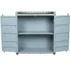 Полка Home ESPRIT бирюзовый Небесный синий Металл Деревянный MDF 87 x 44 x 168,5 cm