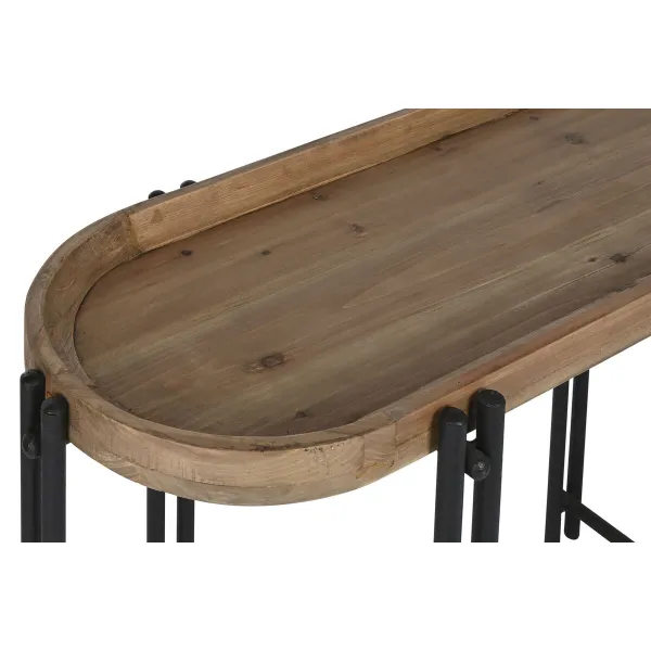 Koridors Home ESPRIT Brūns Melns 115 x 40 x 75 cm
