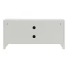TV furniture Home ESPRIT White Metal 120 x 40 x 58 cm