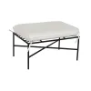 Jalkatuki Home ESPRIT Valkoinen Musta Metalli Kaupunki 75 x 50 x 45 cm