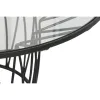 Centrālais galds Home ESPRIT Metāls Stikls 85 x 85 x 39 cm