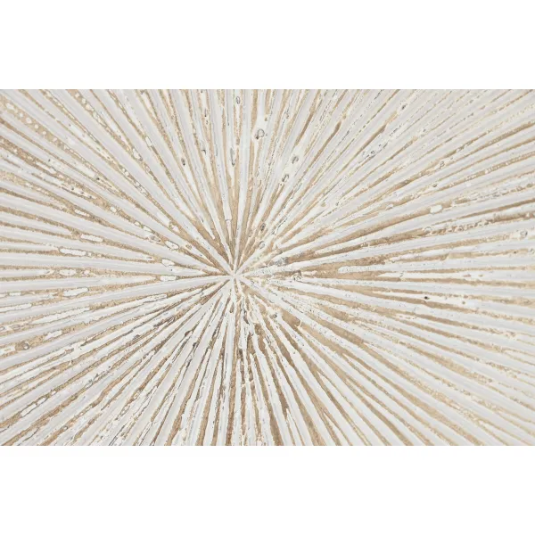 Sienu dekors Home ESPRIT Balts Indietis Verouderde afwerking 120 x 5 x 120 cm