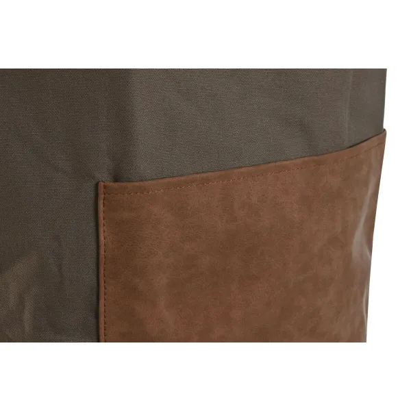 Garden waste bag Home ESPRIT Brown polialgodon Cotton 40 x 40 x 60 cm
