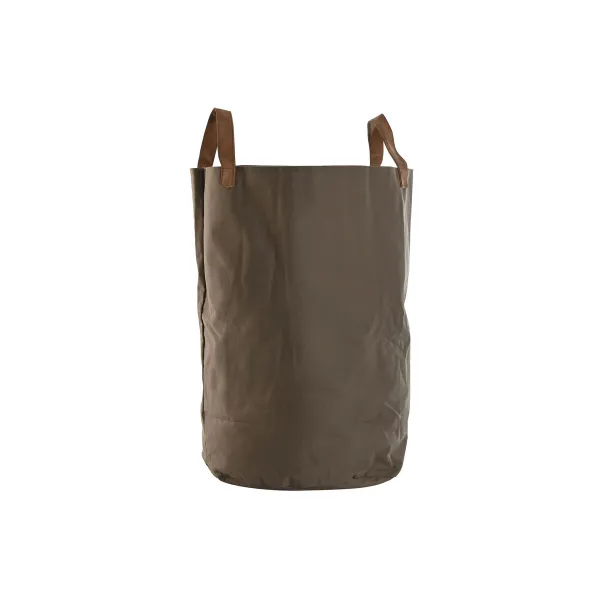 Garden waste bag Home ESPRIT Brown polialgodon Cotton 40 x 40 x 60 cm
