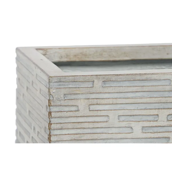 Sodinukas Home ESPRIT Rusvai gelsva Stiklo pluoštas Magnis 74,5 x 37,5 x 37,5 cm