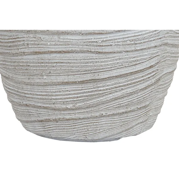 Набор кашпо Home ESPRIT Бежевый Стекловолокно магний 45 x 45 x 43 cm (3 штук)
