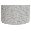 Set of Planters Home ESPRIT Beige Fibreglass Magnesium 44,5 x 44,5 x 44 cm (3 Units)