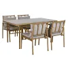 Садовая мебель Home ESPRIT Бежевый 160 x 90 x 75 cm 83 cm (5 Предметы)