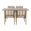 Garden furniture Home ESPRIT Beige 160 x 90 x 75 cm 83 cm (5 Pieces)