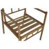 Sodo baldai Home ESPRIT Rusvai gelsva 160 x 90 x 75 cm 83 cm (5 Dalys)