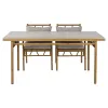 Садовая мебель Home ESPRIT Бежевый 160 x 90 x 75 cm 83 cm (5 Предметы)
