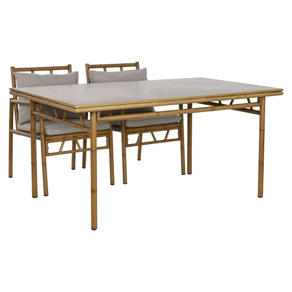 Dārza mēbeles Home ESPRIT Bēšs 160 x 90 x 75 cm 83 cm (5 Daudzums)