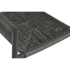 Garden chair Home ESPRIT Black Dark grey Aluminium Rattan 56 x 60 x 78 cm