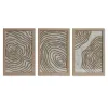 3 attēlu komplekts Home ESPRIT Papīrs Stikls 20 x 2 x 30 cm (3 Daudzums)