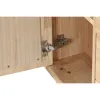 Indauja Home ESPRIT Natūralus Metalinis Rotangas Kaučiukmedžio mediena 73,5 x 35 x 78 cm