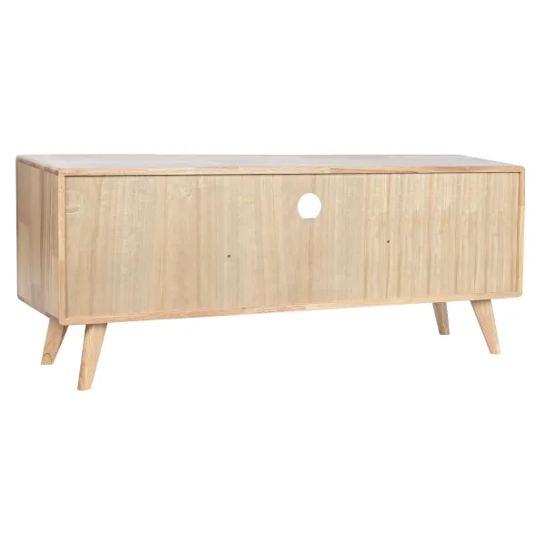 TV-kalusteet Home ESPRIT Luonnollinen Metalli Kumipuu 120 x 30 x 48 cm