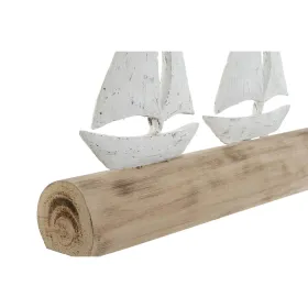 Dekoratīvās figūriņas Home ESPRIT Balts Dabisks Burukuģi Vidusjūra 62 x 8,5 x 25,5 cm
