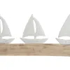 Dekoratīvās figūriņas Home ESPRIT Balts Dabisks Burukuģi Vidusjūra 62 x 8,5 x 25,5 cm