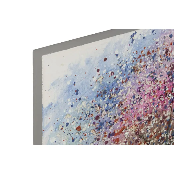 Canvas Home ESPRIT Canvas MDF Wood 120 x 3 x 60 cm