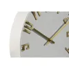 Настенное часы Home ESPRIT Белый Позолоченный Серебристый PVC 30 x 4 x 30 cm (2 штук)