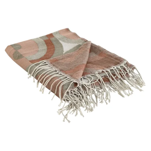 Bed Cover Home ESPRIT Multicolour Pink 130 x 170 cm