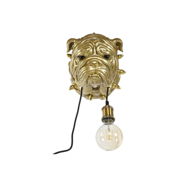 sienas Lampa Home ESPRIT Bronza Sveķi 50 W Moderns Buldogs 220 V 25 x 23 x 29 cm
