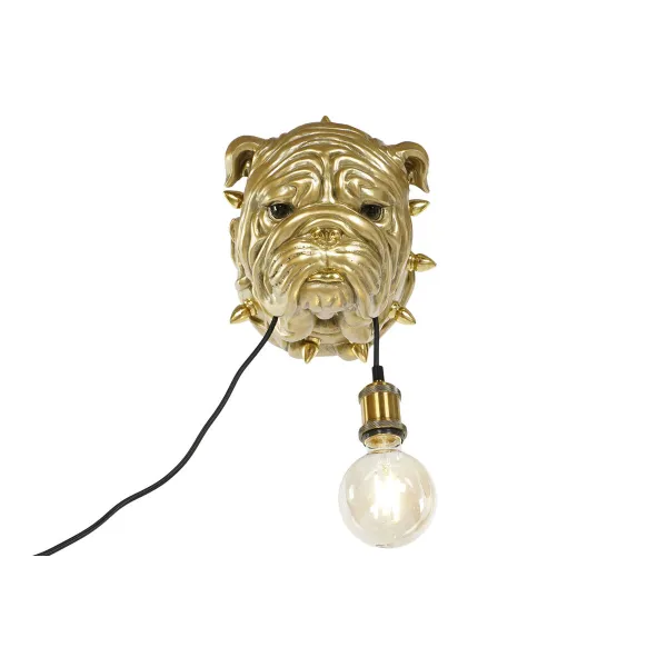 sienas Lampa Home ESPRIT Bronza Sveķi 50 W Moderns Buldogs 220 V 25 x 23 x 29 cm