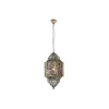 Pakabinamas apšvietimas Home ESPRIT Spalvotas Auksinis Metalinis 50 W 29 x 26 x 105 cm