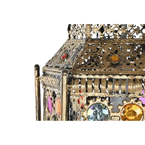 Pakabinamas apšvietimas Home ESPRIT Spalvotas Auksinis Metalinis 50 W 29 x 26 x 105 cm