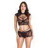 Underwear Set S Pleasures Black (One size)