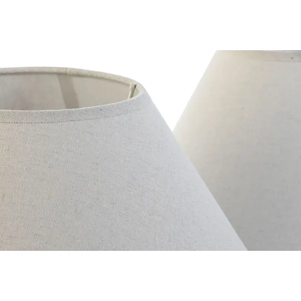 Lampas Tonis Home ESPRIT Lins Metāls 45 x 45 x 21 cm (2 gb.)