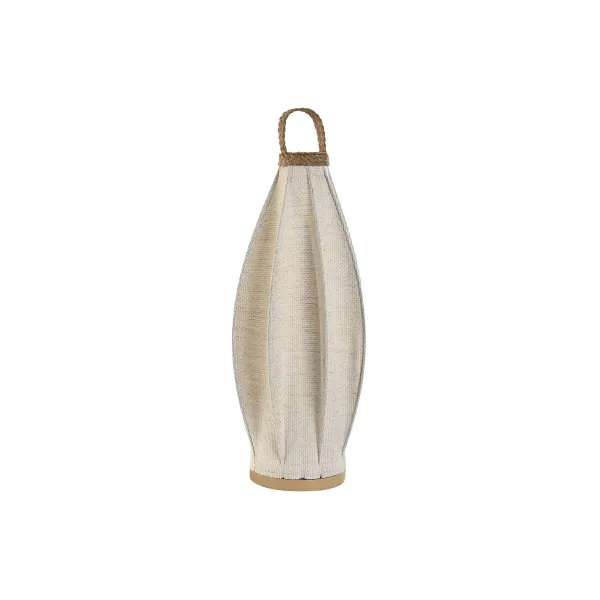 Настольная лампа Home ESPRIT Коричневый лён Металл Веревка 25 x 25 x 60 cm
