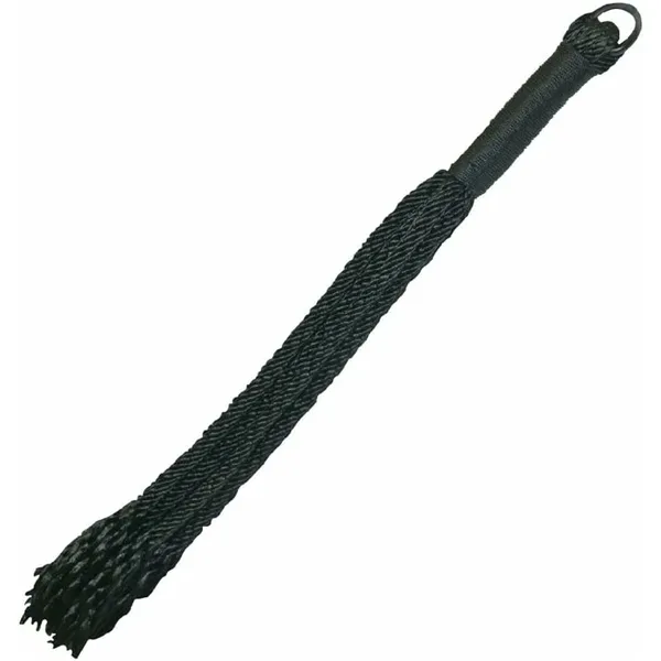 Shadow Rope Flogger Sportsheets Black