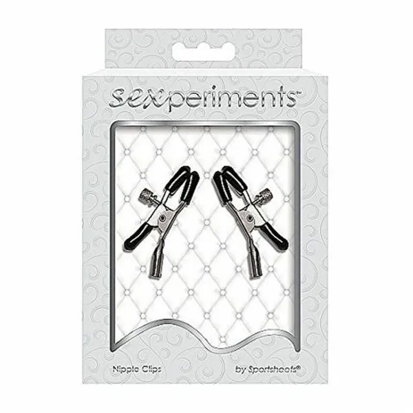 Nipple Clips Sportsheets SS510-85 Black/Silver